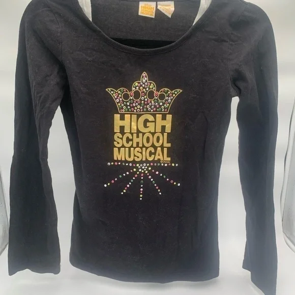 Disney High School Musical Long Sleeve Shirt Size 12/14 - Picture 3 of 7